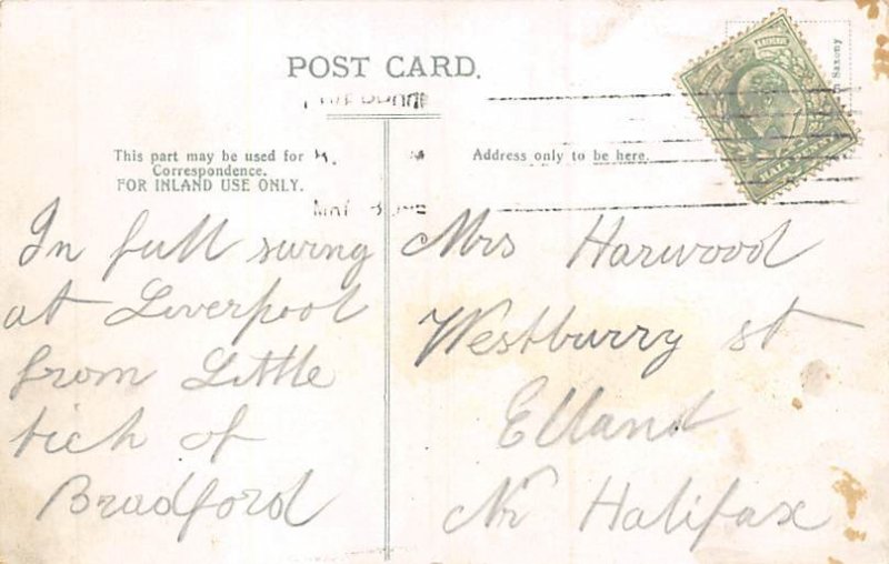 SS Ivernia Cunard Line Ship Postal Used Unknown 