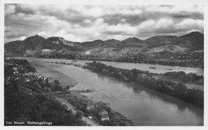 A220 Germany Rhine River Siebengebirge Mountain vintage postcard