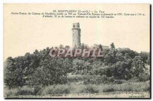 Old Postcard Monthlery S and O Keep of Chateau de Monthlery