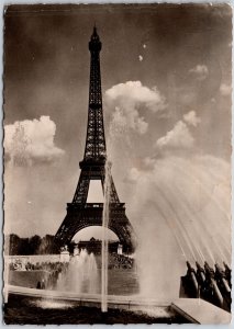 Paris En Flanant Les Grandes Aaux Au Palais De Chaillot Real Photo RPPC Postcard