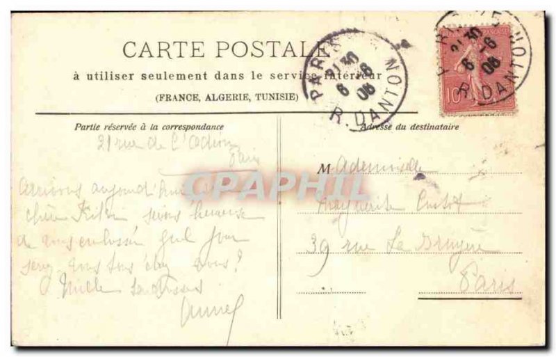 Paris - 6 - Church of Saint Germain des Pres - Old Postcard