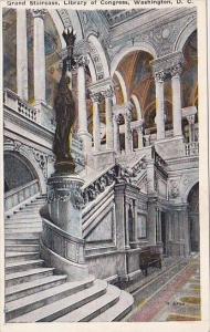 Washington DC Grand Staircase Library Of Congress