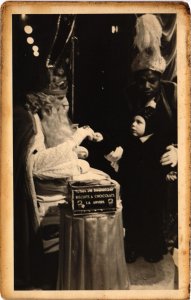 PC ST NICOLAS, BISCUITS & CHOCOLATES, Vintage REAL PHOTO Postcard (b46187)