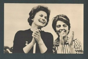 Ca 1963 Real Photo Post Card Russia Valentina Tereshkova 1st Woman---