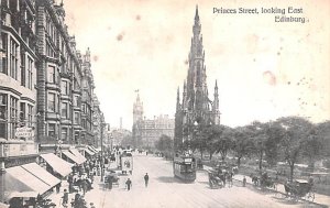 Princes Street Looking East Edinburgh Scotland, UK Unused 