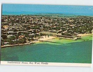 Postcard Southernmost House, Key West, Florida