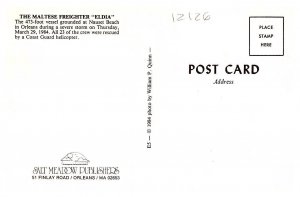 Massachusetts Orleans, Grounded freighter  Elidia 