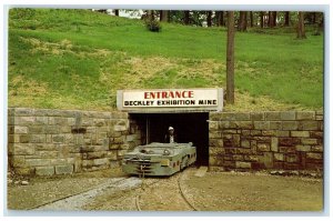 c1950's Beckley Exhibition Mine New River City Park West Virginia WV Postcard