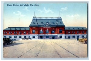 c1910's Union Station Depot Salt Lake City Utah UT Unposted Antique Postcard