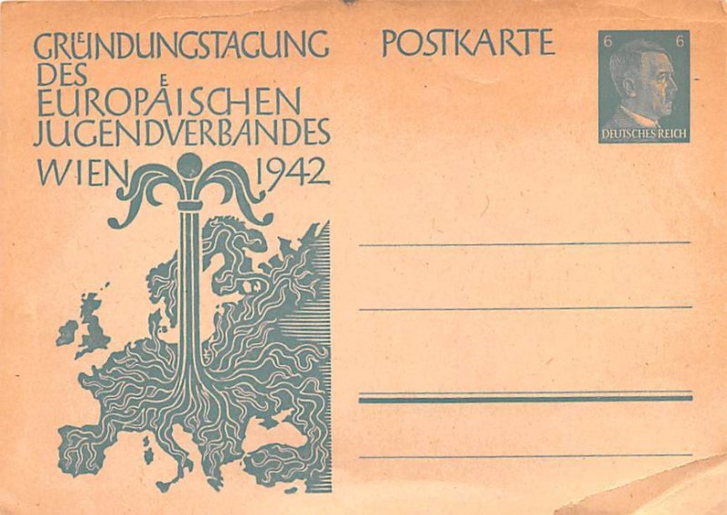 Europaischen Jugendverbanes 1942 Wien Austria Unused 