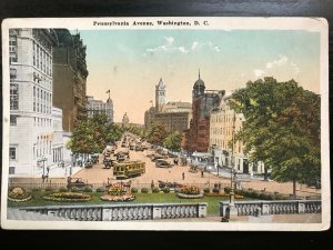 Vintage Postcard 1923 Pennsylvania Avenue Washington, D.C.