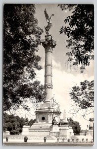 Mexico Beautiful Monument Of Independence RPPC Real Photo Postcard B34