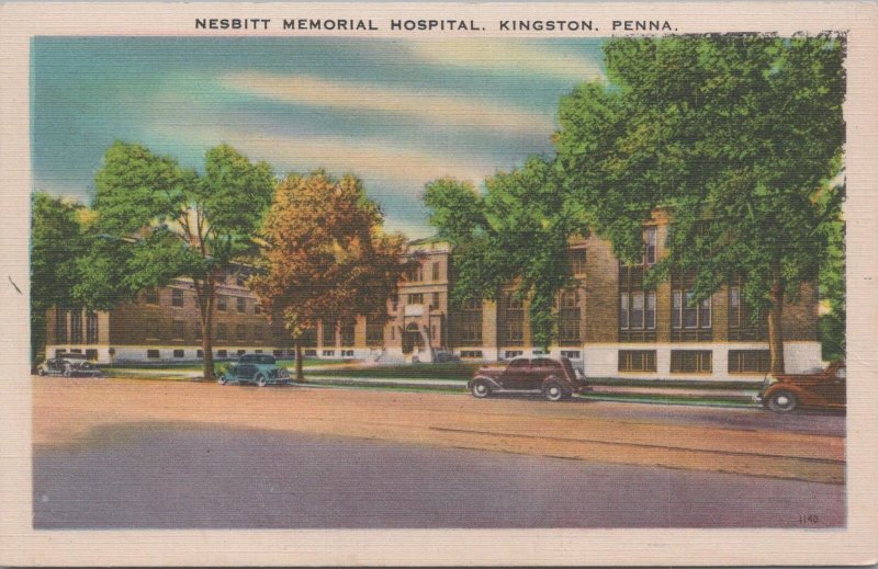 Postcard Nesbitt Memorial Hospital Kingston PA