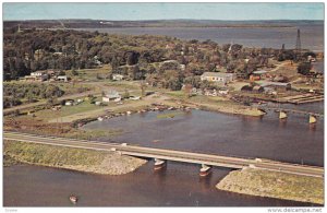 Aerial View, Birdges, WAUBAUSHENE, Ontario, Canada, PU-1970