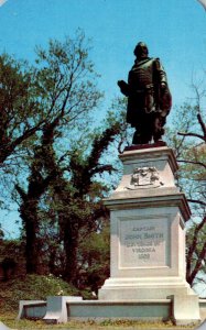Virginia Jamestown Captain John Smith Statue