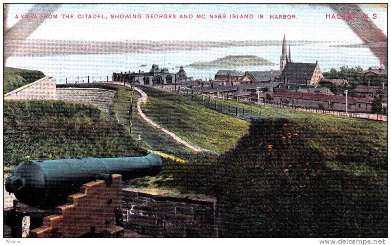 Cannon view , Halifax , Nova Scotia , Canada , PU-1908