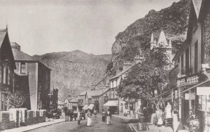 1890s Stryd Fawr Victorian Bleanau Ffestiniog Welsh Postcard