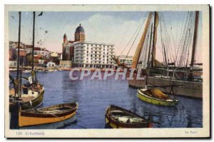 Postcard Old Port St Raphael Yacht