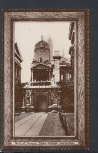 Cambridgeshire Postcard - Gate of Honour, Caius College, Cambridge  RS18008