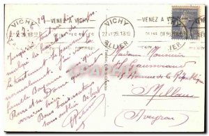 Old Postcard Vichy source Calestins Interior Pavilion