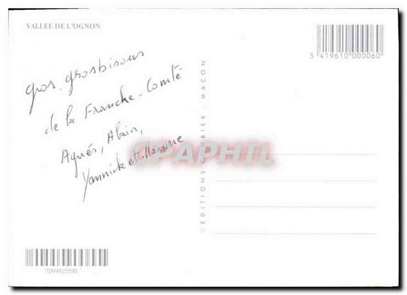 Postcard Modern Ognon Vallee