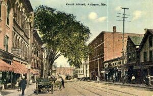 Court St. in Auburn, Maine