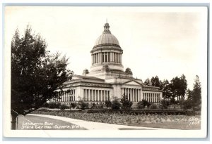 1947 Legislative Bldg. State Capital Olympia Vancouver WA RPPC Photo Postcard 