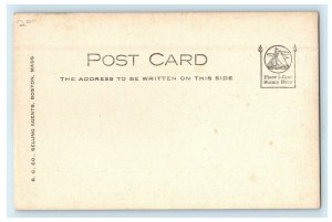 c1905 Harvard Gateway & Harvard Hall Cambridge MA RPPC Photo Antique Postcard 