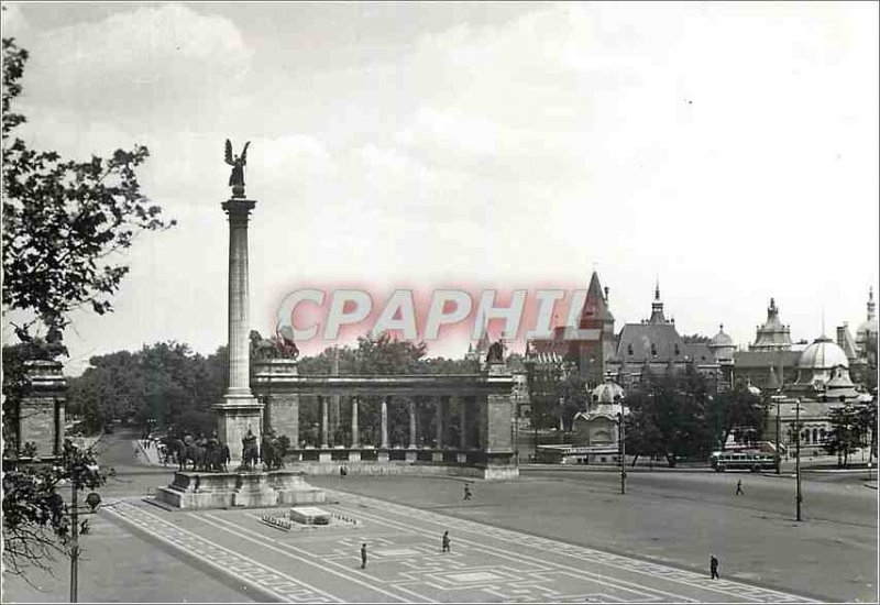 Modern Postcard Budapest millenary monument