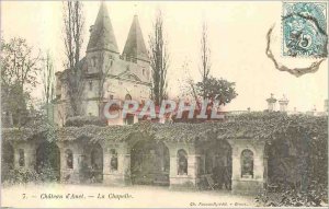 'Old Postcard Chateau d''Anet La Chapelle'