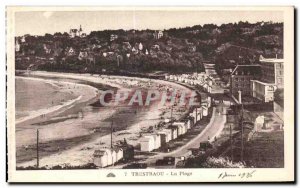 Old Postcard Trestraou Beach