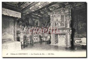 Old Postcard Chateau de Cheverny The King's Chamber