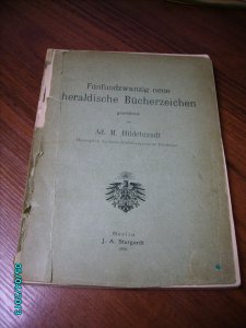 1898 FÜNFUNDZWANZIG NEUE HERALDISCHE BÜCHERZEICHEN, 25 EXLIBRIS BOOKPLATE