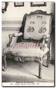 Old Postcard Musee des Arts Decoratifs Armchair