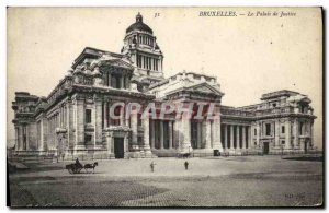 Old Postcard Brussels Palace of Justice