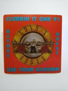 Guns N Roses Use Your Illusion Backstage Pass Original 1991 Hard Rock Concert