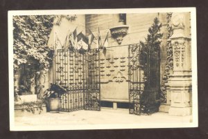 RPPC RIVERSIDE CALIFORNIA FAMOUS WALL VINTAGE REAL PHOTO POSTCARD