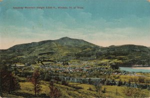 c.1912 Ascutney Mountain Windsor Vermont Landscape Aerial View Postcard 2T6-379