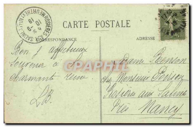 Old Postcard Parame The Beach and advanced Rochebonne