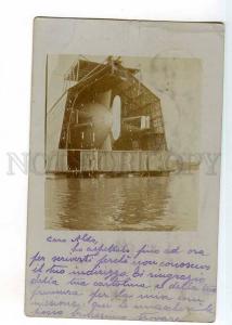 247959 ITALY Zeppelin airship real photo 1908 year RPPC