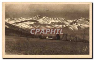 Postcard Old Pic du Midi de Bigorre Bagneres Htes Pyr La Chaine des Pyrenees ...