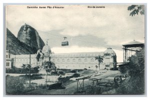 Caminho Aereo Pao d'Assucar Rio De Janeiro Brazil UNP DB Postcard L17