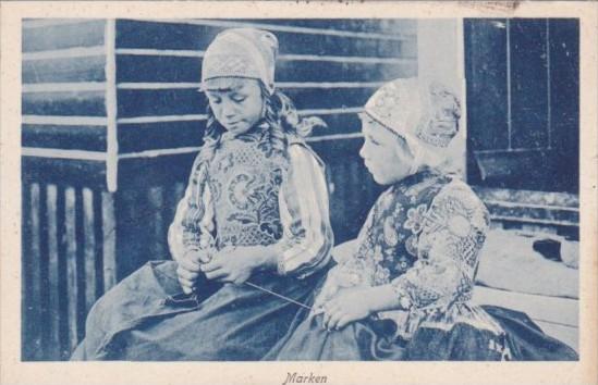 Netherlands Marken Children In Typical Costume