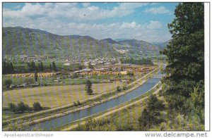 Canada Aerial View South Okanagan Valley Oliver British Columbia