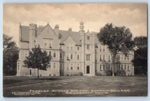 1910 Brunswick Maine Postcard Searles Science Building Bowdoin College Building