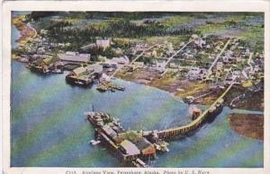 Alaska Petersburg Aerial View 1950