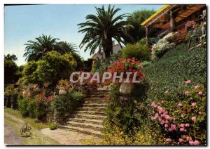 Postcard Modern Cote d & # 39azur ornate staircase House