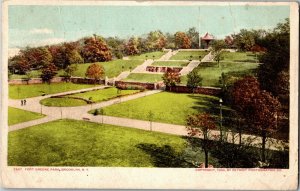 View of Fort Greene Park, Brooklyn NY Undivided Back Vintage Postcard E09