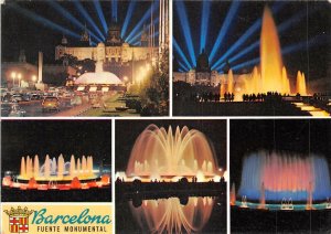BT16655 Barcelona fuente monumental de montijuic spain