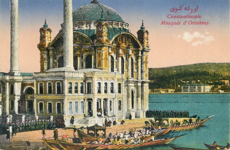 Lot of 9 postcards Turkey Istanbul mosque Bosphorus Galata Pera Prinkipo harbor